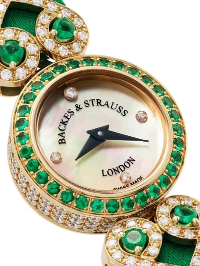 Shop Backes & Strauss Miss Victoria Emerald Green 18mm In White