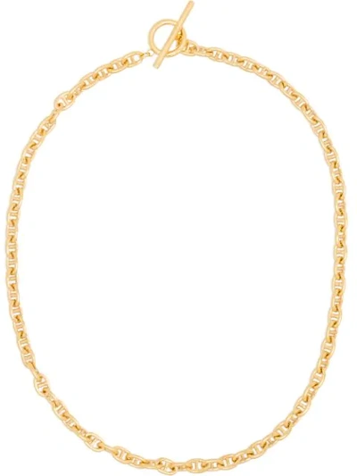 Shop All Blues Pill Polished Gold Vermeil Necklace