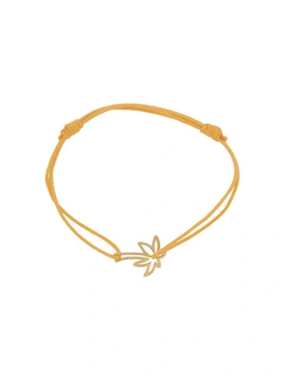 Shop Aliita 9kt Yellow Gold Palmito Pura Bracelet