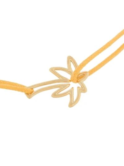 Shop Aliita 9kt Yellow Gold Palmito Pura Bracelet