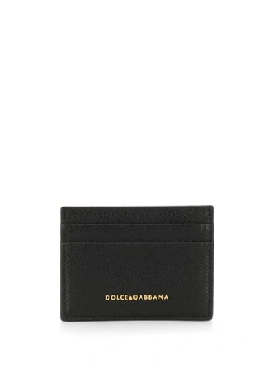 Shop Dolce & Gabbana Logo Cardholder In Black