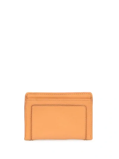 Shop See By Chloé Pineapple-plaque Cardholder In Neutrals