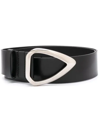 Shop Isabel Marant Linka Leather Belt In Black