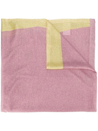 Shop Missoni Bold Stripe Scarf In Pink