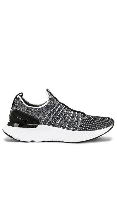 Shop Nike React Phantom Run Fk 2 Sneaker In Black & White