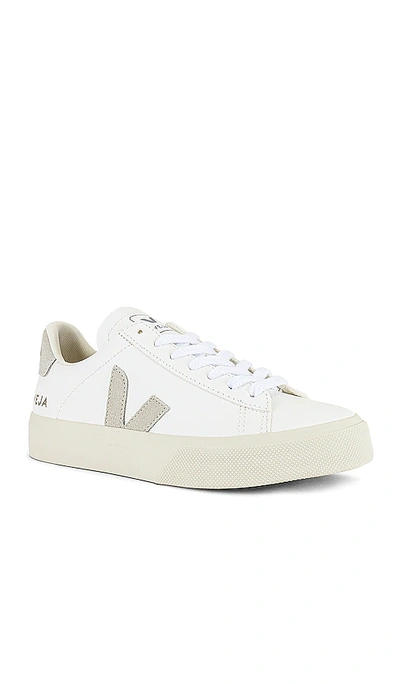 Veja Campo Trainers In Extra White & Natural Suede
