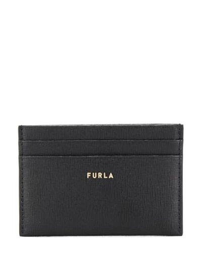 Shop Furla Babylon Credit Card Case In Black