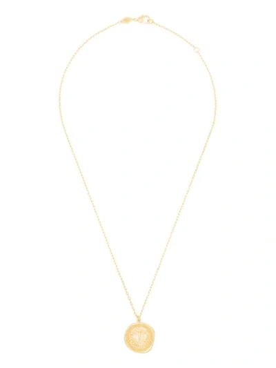 Shop Anni Lu 18kt Gold Plated Brass My Anchor Pendant Necklace