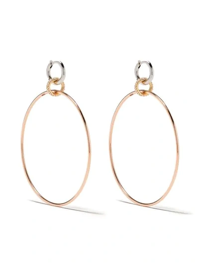 Shop Spinelli Kilcollin 18kt Gold Altaire Diamond Hoops In Yellow Gold