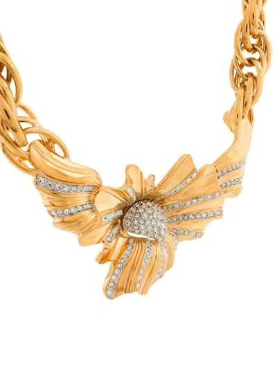 Pre-owned Nina Ricci 1980s  Necklace In Gold