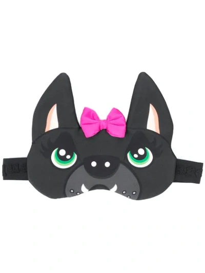 Shop Dsquared2 Dog Eye Mask In Black
