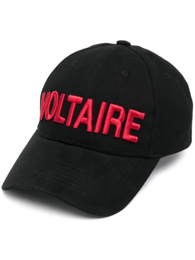 Zadig & Voltaire Logo Embroidered Cap In 黑色 | ModeSens