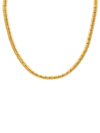 Shop Gurhan 24kt Gold Vertigo Single Strand Necklace In Ylwgold