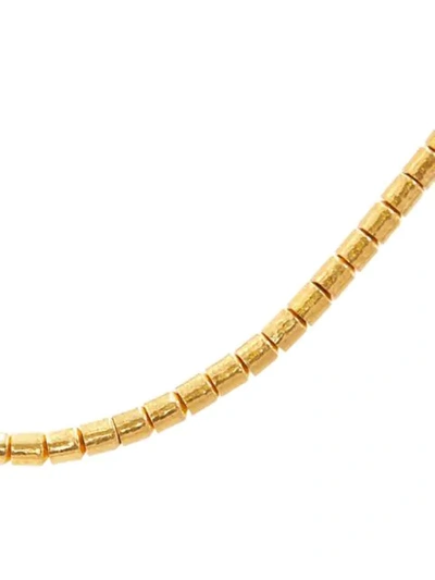 Shop Gurhan 24kt Gold Vertigo Single Strand Necklace In Ylwgold