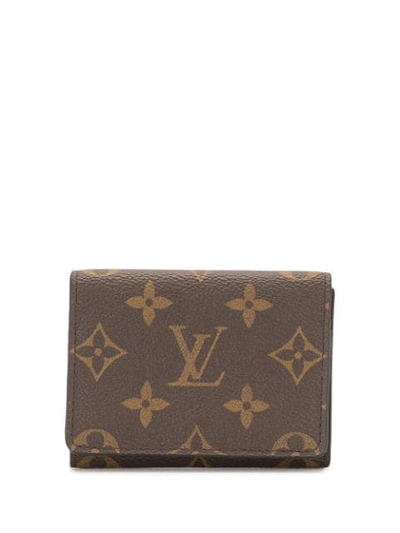 Pre-owned Louis Vuitton 2018  Envelope Card Case In Brown