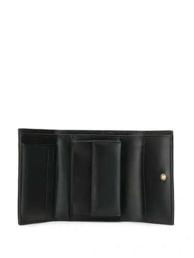 Shop Dolce & Gabbana Embossed Snakeskin-effect Wallet In Black