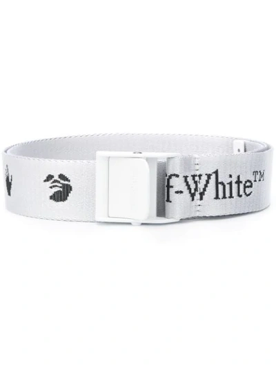 Shop Off-white New Logo Industrial Belt In White