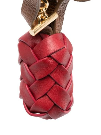 Shop See By Chloé Woven Pineapple Keyring In Red