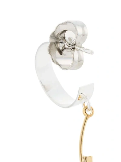 Shop Mounser Asymmetric Drop Earrings In Gold