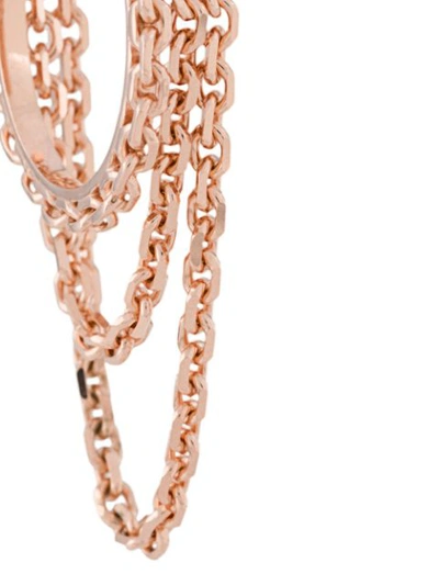 Wouters & Hendrix Reves De Reves Chain Hoop Earrings In Metallic