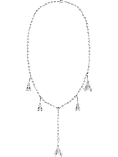 Shop Fenty Charm Chain Necklace In Silver