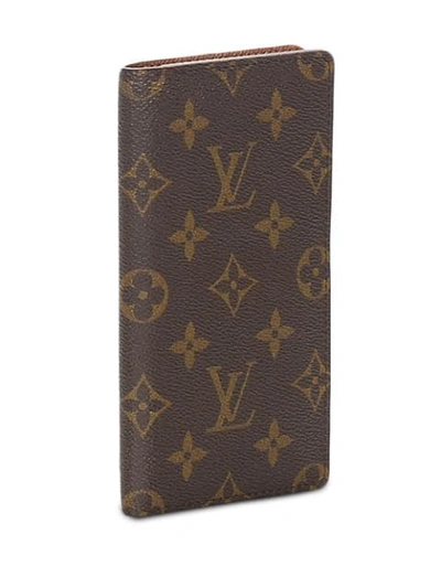 Pre-owned Louis Vuitton 经典logo口袋钱包（典藏款） In Brown