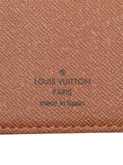 Pre-owned Louis Vuitton 2008  Monogram Pocket Agenda In Brown