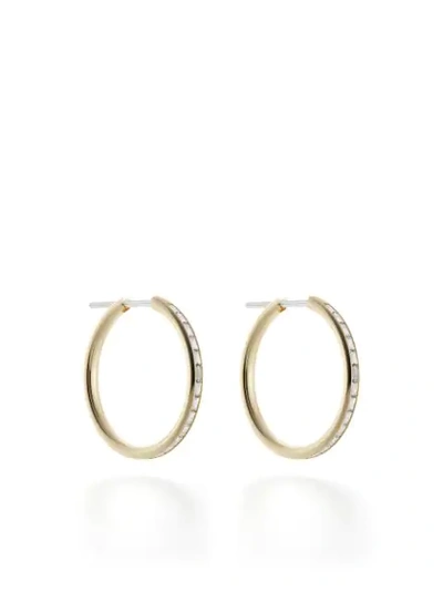Shop Spinelli Kilcollin 18kt Yellow Gold Diamond Miri Hoop Earrings