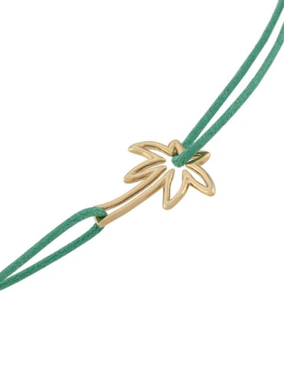 Shop Aliita Palm Tree Charm Bracelet In Gold