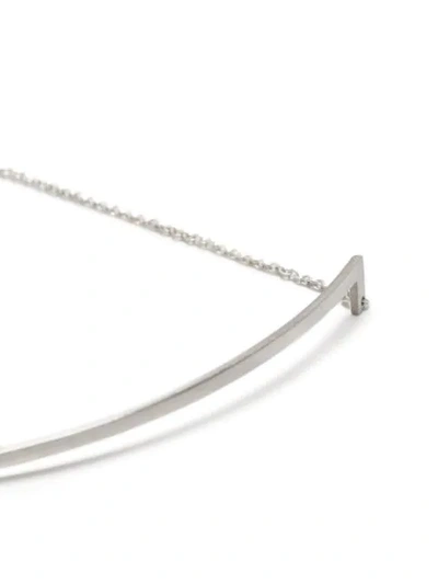 Shop Hsu Jewellery Polished Choker Necklace In Silver