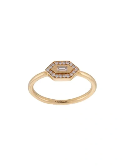 Shop Azlee 24kt Yellow Gold Diamond Ring
