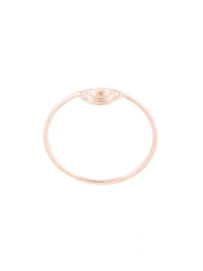 Shop Natalie Marie 9kt Rose Gold Ochre Tile Ring