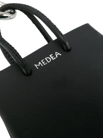 Shop Medea Ice Tote Keyring In Black