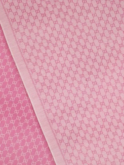 Shop Gucci Gg Supreme Scarf In Pink
