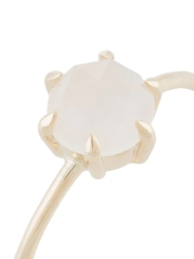 Shop Natalie Marie 9kt Yellow Gold Moonstone Rose Cut Ring