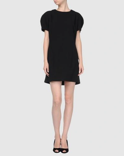 Shop Giuliano Fujiwara Short Dress In Black