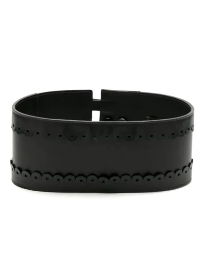 Shop Andrea Bogosian Rockstar Dual-buckle Belt In Black