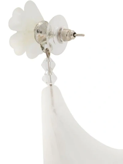 Shop Shrimps Large Lily Earrings In White