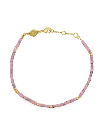 Shop Anni Lu Sun Stalker Bracelet In Pink
