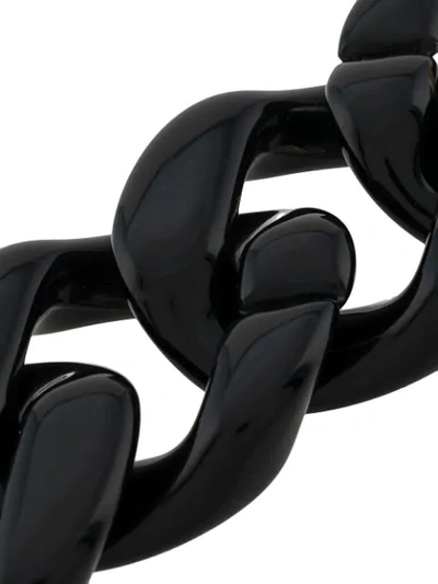 Pre-owned Gianfranco Ferre 2000s Chain-link Bracelet In Black