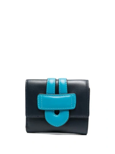 Shop Tila March Zelig Trifold Wallet In Blue