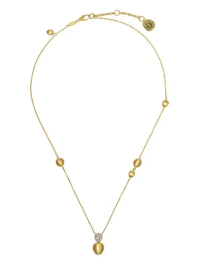 Shop Brumani 18kt Yellow And White Gold Corcovado Diamond Necklace