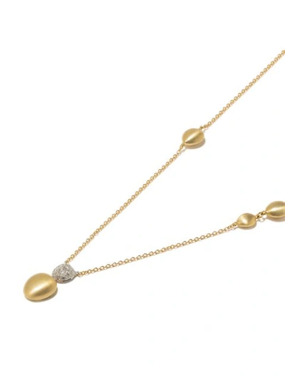 Shop Brumani 18kt Yellow And White Gold Corcovado Diamond Necklace