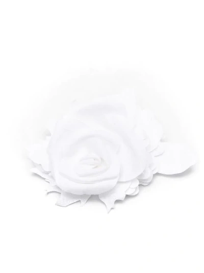 Shop Philosophy Di Lorenzo Serafini Blooming Flower Brooch In White