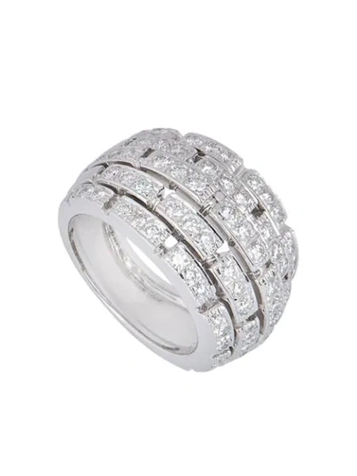 Shop Cartier  18kt White Gold Diamond Panthère Ring