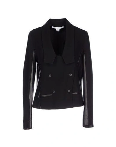 Shop Diane Von Furstenberg Blazer In Black