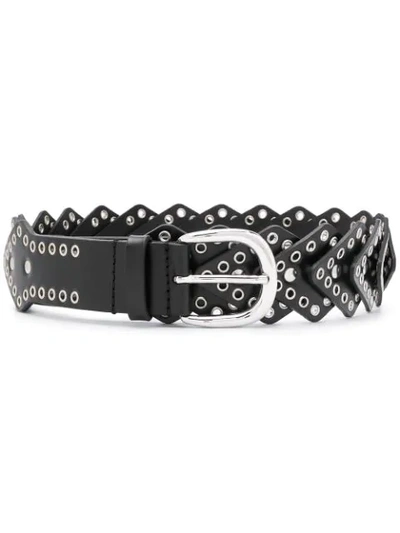 Shop Isabel Marant Nowy Belt In Black