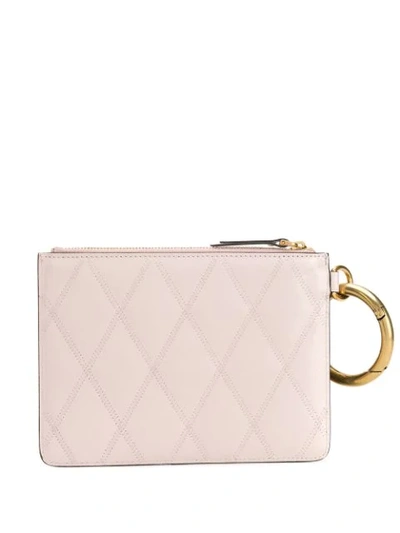 Shop Givenchy Quilted Pouch Trio In Pink