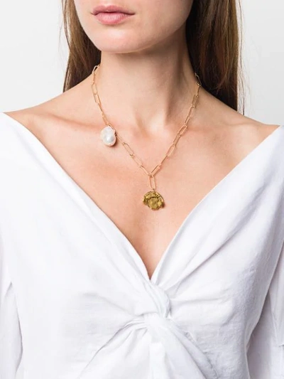 Shop Alighieri The Refrain Of The Night Necklace In Gold