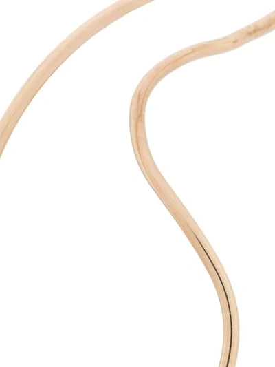 Shop Annika Inez Endless Curve Earrings In Gold